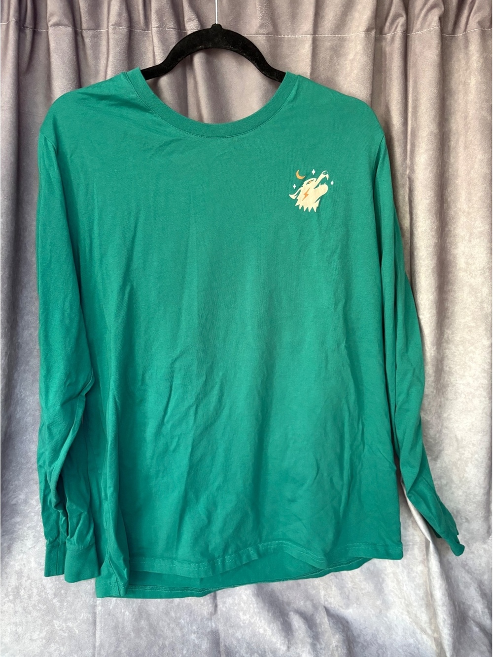 Killer Coffee Long Sleeve XL T Shirt Green Graphic Back Print Adult Unisex